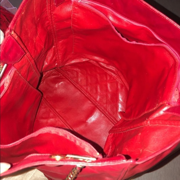 Beautiful red like Chanel soft tote. SOLD - Picture 5 of 5